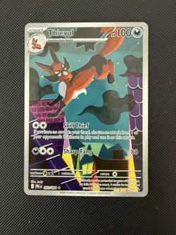 Thievul 092/084 M5: Pitch Black Illustration Rare Pokemon TCG English Prerelease - Image 1