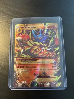 Pokemon TCG M Lucario EX 113/111 Secret Rare Full Art XY Furious Fists Near Mint - Image 1