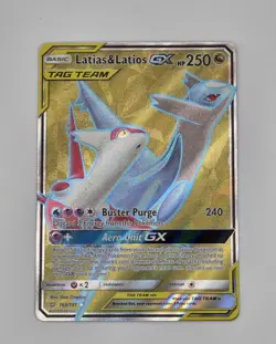 Pokemon Latias & Latios GX Team Up Holo Full Art Ultra Rare Card #169/181 - Image 3