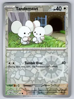 Tandemaus 154/182 Reverse Holo Common Paradox Rift Pokemon Near Mint - Image 1