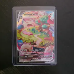 Pokemon TCG Snorlax Vmax Sword & Shield 142/202 Holo Ultra Rare - Image 1