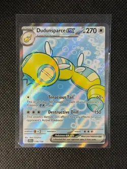 Dudunsparce ex 178/159 Ultra Rare Journey Together Pokemon Holo Near Mint - Image 1