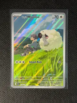 Hop's Wooloo 170/159 Illustration Rare Journey Together Pokemon Holo Near Mint - Image 1
