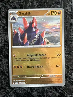 Pokemon TCG Gigalith 048/086 White Flare Master Ball Reverse Holo (English) - NM - Image 3