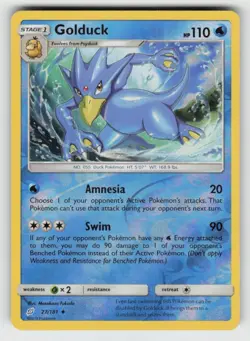 Reverse Holo Golduck 27/181 Uncommon Team Up Near Mint - Image 1