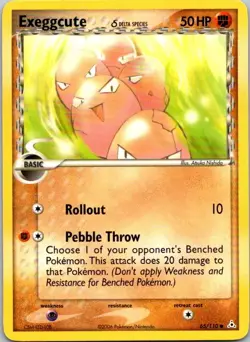 Exeggcute 65/110 Common Holon Phantoms Pokemon Near Mint - Image 1