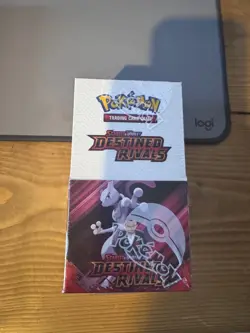 POKEMON TCG DESTINED RIVALS HALF BOOSTER BOX BROKEN SEAL (read description) - Image 1