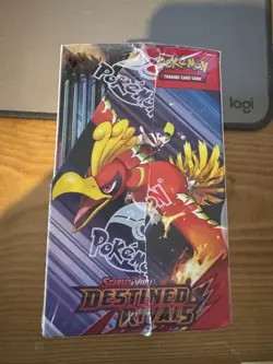 POKEMON TCG DESTINED RIVALS HALF BOOSTER BOX BROKEN SEAL (read description) - Image 4