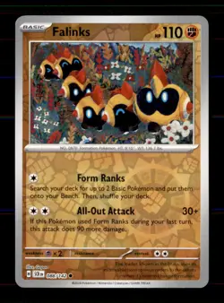 Falinks 88/142 Common Stellar Crown Pokemon Reverse Holo Near Mint - Image 1