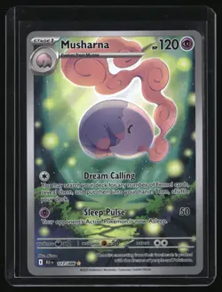 MUSHARNA 117/086 HOLO ILLUSTRATION RARE BLACK BOLT POKEMON NEAR MINT - Image 1