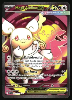MEGA AUDINO EX 253/217 ULTRA RARE ASCENDED HEROES POKEMON HOLO NEAR MINT - Image 1