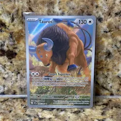 Pokemon Tauros 096/086 Reverse Holo Rare Basic 130 HP Crimson Invasion EN 2026 - Image 1
