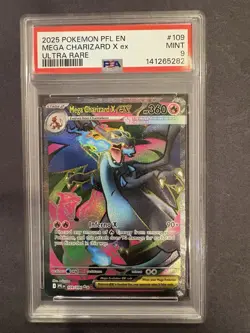 Pokemon - Mega Charizard X EX Phantasmal Flames Holo UR 109/094 Eng PSA 9 - Image 2