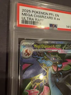 Pokemon - Mega Charizard X EX Phantasmal Flames Holo UR 109/094 Eng PSA 9 - Image 4