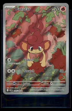 PANSEAR 099/086 ILLUSTRATION RARE WHITE FLARE POKEMON HOLO NM - Image 1