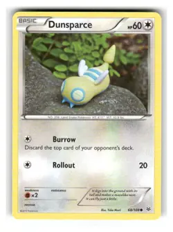 Dunsparce 68/108 Common Roaring Skies Pokemon Lightly Played - Image 1