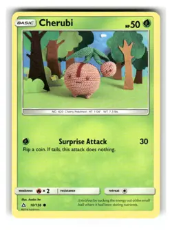 Cherubi 10/156 Common Ultra Prism Pokemon Lightly Played - Image 1