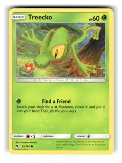 Treecko 20/214 Common Lost Thunder Pokemon Lightly Played - Image 1