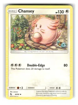 Chansey 46/68 Uncommon Hidden Fates Pokemon Lightly Played - Image 1