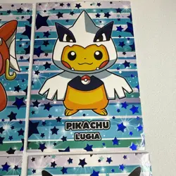 Rare Blue Star Pokemon Card Database Christmas Set Poncho Pikachu FULL SET! - Image 5