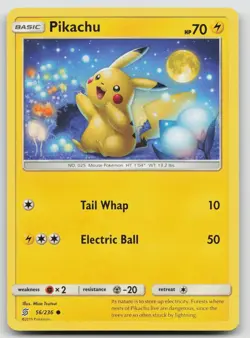 Pikachu 56/236 Unified Minds Pokemon LP D50 - Image 1