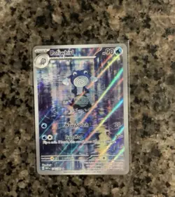 Pokemon TCG Poliwhirl Full Art 176/165 151 Card NM/M Condition English Scarlet - Image 1