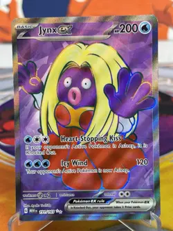 Pokemon TCG Card Jynx ex 191/165 Scarlet & Violet 151 Ultra Rare Full Art - NM - Image 1
