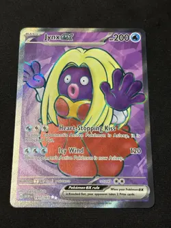 Pokemon TCG Jynx EX 191/165 English 151 Full Art Ultra Rare Card NM - Image 1