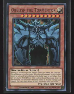 Obelisk the Tormentor LDK2-ENS02 Legendary Decks II Yu-Gi-Oh Limited NM - Image 1