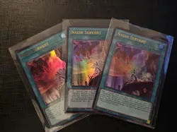 3x Nadir Servant CH01-EN027 Ultra Rare 1st Ed NM Playset YUGIOH - Image 1
