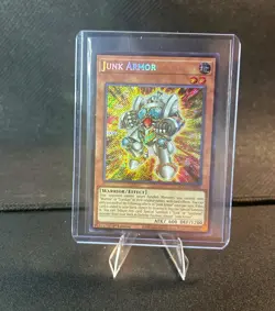 Yu-Gi-Oh! Junk Armor BLGG-EN032 1st Ed Secret Rare Foil EN - Image 1