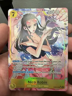 One Piece TCG Heroines Edition NICO ROBIN Alt. Art SR (EB03-055) 🔥 - Image 1