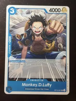 Adventure on Kami's Island One Piece CCG Monkey.D.Luffy #OP15-051 - Image 1