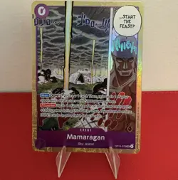 One Piece Mamaragan OP15-078 Sky Island SR Foil Alternate Art English - Image 1
