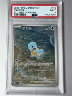The Pokemon Company Squirtle 170/165 Sv: Scarlet & Violet 151 IR Holo EN PSA 9 - Image 1