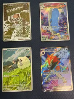 Pokemon TCG Scarlet & Violet Journey Together 4 SIR Card Bundle - Image 1