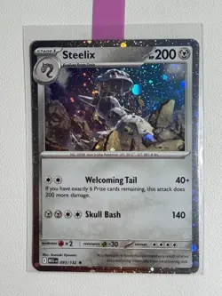 STEELIX (COSMOS HOLO) 093/132 - Pokemon Misc Cards & Products Holo NM - - Image 2