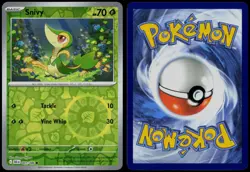 Snivy 001/086 Common Black Bolt Pokemon Card Reverse Holo Near Mint - Image 3