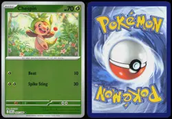 Chespin 005/086 Common Chaos Rising Pokemon Card Reverse Holo Near Mint - Image 3