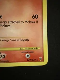 Moltres Holo Pokemon TCG Supreme Victors Card 149/147 Light Play Condition - Image 4