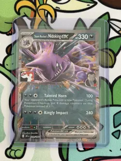 Team Rocket's Nidoking ex 119/182 - Prize Pack Series Card - Image 1