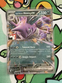 Team Rocket's Nidoking ex 119/182 - Prize Pack Series Card - Image 2