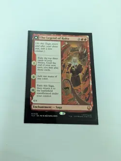 Magic: The Gathering The Legend of Roku & Avatar Roku Cards Lot TLA Red Black - Image 1