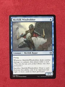 Merfolk Windrobber - Zendikar Rising ZNR Magic The Gathering MTG #70 - Image 1