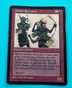 Goblin Recruiter - Visions - MTG - Magic the Gathering - Image 1