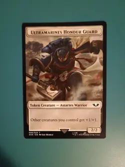 MTG Soldier (003) Ultramarines Honour Guard Double-Sided Token, NM-Mint, Engl - Image 1