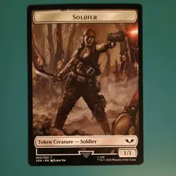 MTG Soldier (003) Ultramarines Honour Guard Double-Sided Token, NM-Mint, Engl - Image 2