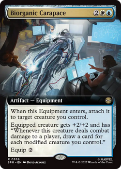 Biorganic Carapace (FOIL) x1 - MTG Marvel's Spider-Man SPM #269 - Image 1