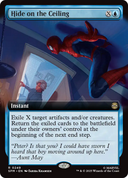 Hide on the Ceiling (FOIL) x1 - MTG Marvel's Spider-Man SPM #249 - Image 1