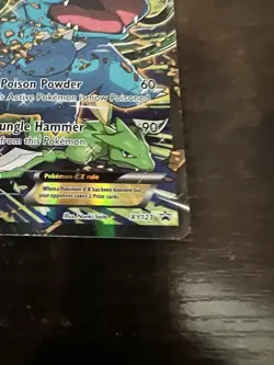 Pokemon Venusaur EX XY Black Star Promos Holo Card XY123 - Image 3